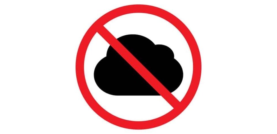 Subestimación de los fallos de la nube