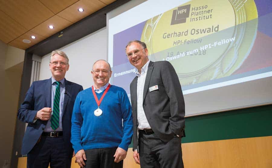 Auszeichnung - HPI-Fellow Gerd Oswald