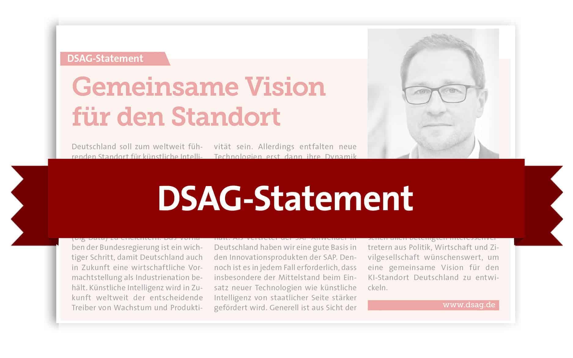 DSAG Statement