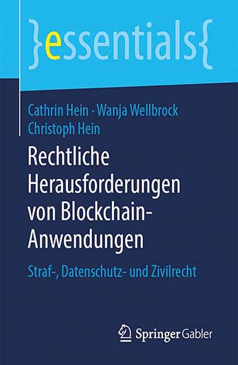 Rechtliche Herausforderungen Von Blockchainanwendungen