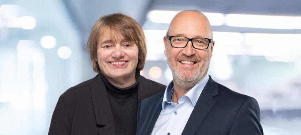 Dr. Andrea Rösinger und Oliver Hoffmann, die beiden Co-CEOs von Forcam.