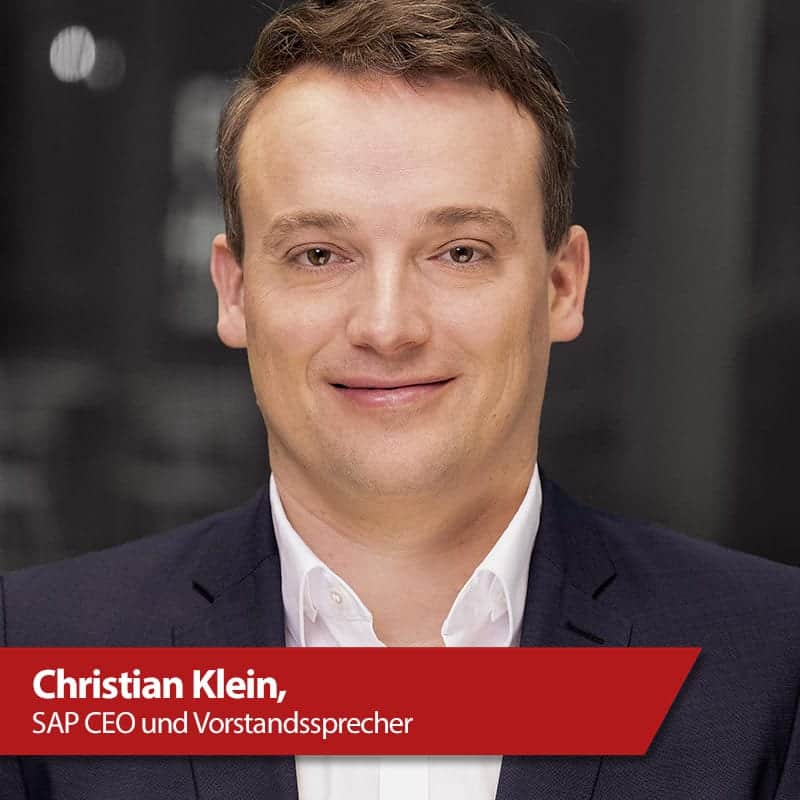 Christian Klein, SAP Executive Board Spokesman